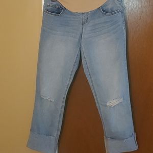 INDIGOBLUE CROP TROIS QUARTS maternity jeans